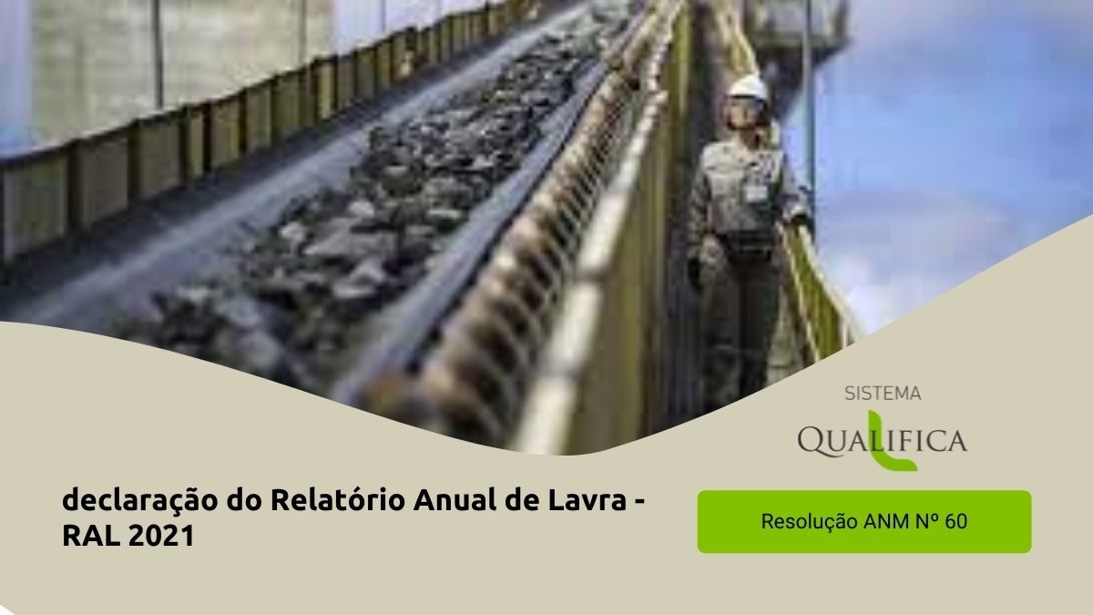 Declaração do Relatório Anual de Lavra