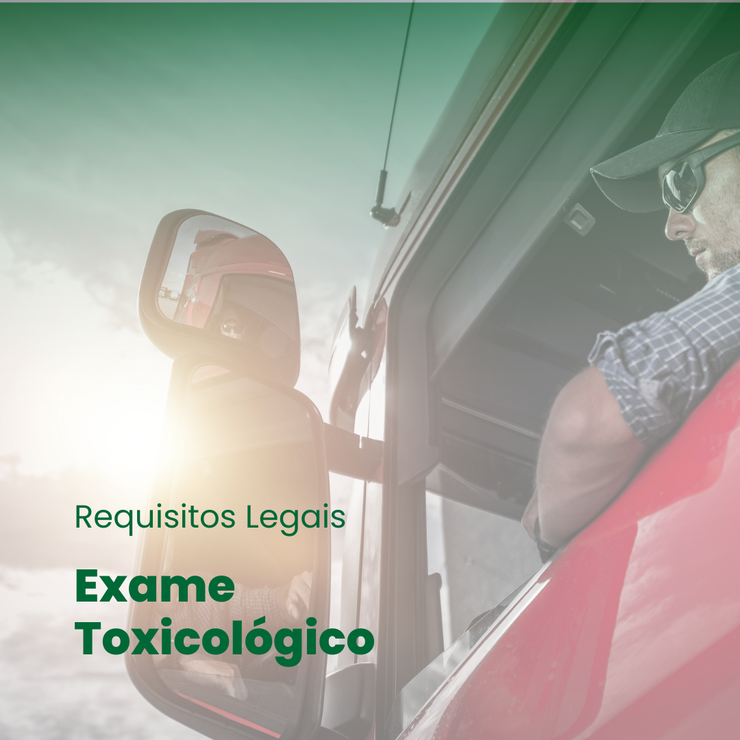 exames toxicológicos para motoristas
