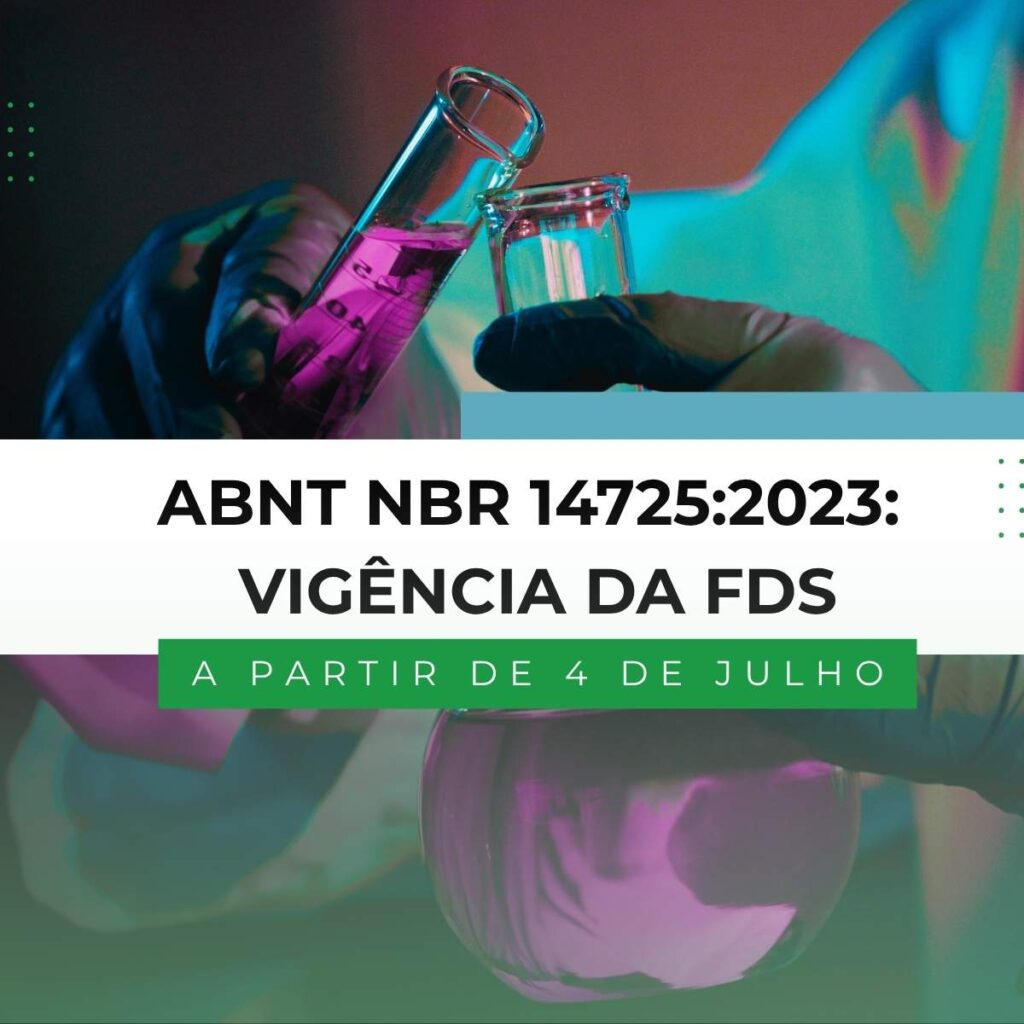 FDS - Ficha de Dados de Segurança - ABNT NBR 14725:2023