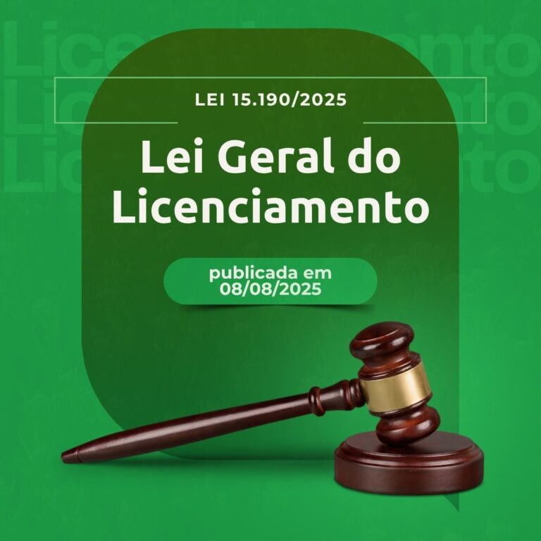 Lei 15.190/2025 Lei Geral do Licenciamento