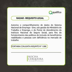 Compartilhamento de dados do Sine